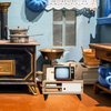 EXCEART Miniature TV Television Dollhouse TV Cabinet Miniature Wooden TV Cabinet Dollhouse TV Stand Stand TV Cabinet