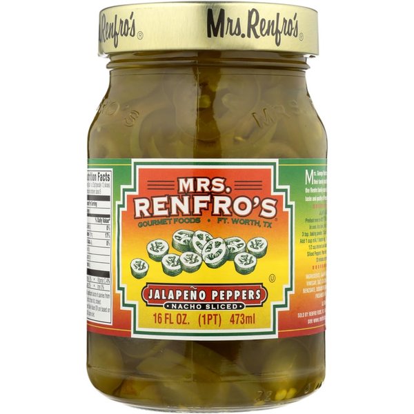 Mrs Renfro's Nacho Sliced Jalapeno Peppers (6x16Oz )
