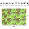 Ticuenicoa 5×3ft Game Birthday Decorations Pixel Miner Theme Party Supplies Include Banners,Boys Birthday Party Decorations Background