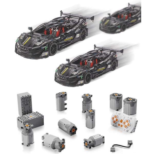 DOSCOR P1 Sports Cars Dynamic Upgrade Package,Powerful Motors kit Remote Control Upgraded Set for 1:8 Scale P1 Sports Car