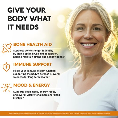 Vitamin D3 K2 USDA Organic Drops - Vitamin D3 10000 IU & K2 as MK-7 120mcg - Immune & Mood Support, Bone & Teeth Health - Sugar-Free Orange Flavor - Liquid Supplement - Made in USA - 2 FL OZ, 60 Days