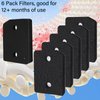 6 Pack T1 Dryer Plinth Filter for Miele T1 Heat Pump Tumble Dryer [9164761] Toe-Kick Lint Foam Replacement Filter
