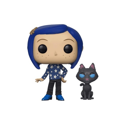 Funko 32811 Pop Movies Coraline with Cat Buddy Collectible Figure, Multicolor, Standard