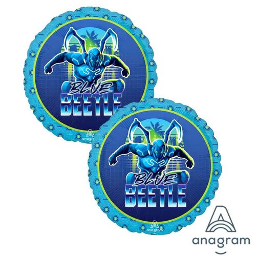 Anagram Foil Balloon Bouquet Set | Intended for Blue Beetle Theme | Party Accessory | Multicolor | Officially Licensed Birthday