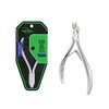 NGHIA Cuticle Nipper - D-03 JAW 12 | Stainless Steel | Durable and Sharp | Ergonomic Design | Grey Plated | Ideal for Salons and Home Use