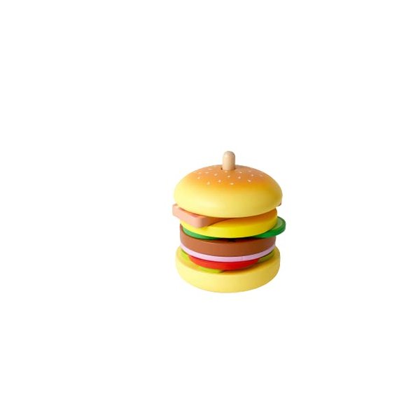 My Stacking Burger Wood Stacking Toy