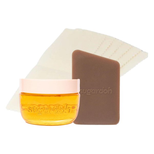 Sugardoh Sugar Waxing Kit For Women TikTok Trend Items, Sugaring Hair Removal w/Firm Sugaring Paste At Home Hair Remover For Women & Men for Armpits, Bikini/Brazilian, Tik Tok Must Haves 2022