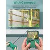 X9 Handheld Video Game Console, Portable Game Player with 3.5 inch IPS Screen & Additional Controller, 11 Game Emulators, Support 2 Players to Play On TV, 6000mAh Battery (Green)