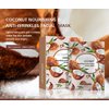 [12 P/Pack]Coconut Oil Facial Mask Sheet|Natural Collagen Essence| Instantly Smooth Your Skin |Beauty Essence Facial Paper Sheet Mask By MOND'SUB