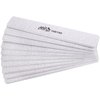 PANA Jumbo Double-Sided Emery Nail File for Manicure, Pedicure, Natural, and Acrylic Nails - Zebra (Grit 100/100) - 50 Piece Pack
