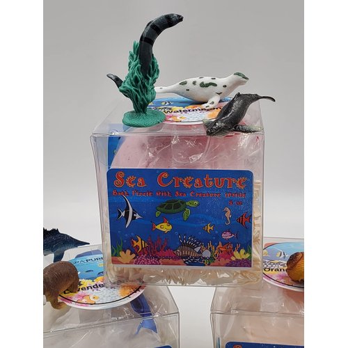 Spa Pure Bath Bomb: for Kids Sea Surprise Toy Inside, USA Made, Natural, XL 8 oz (1 Count)