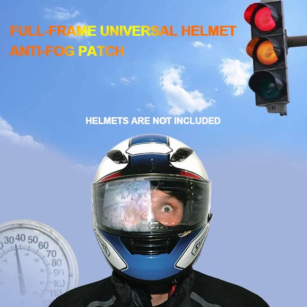 Anti Fog Film for Helmet, Helmet Visor Film Universal Helmet Visor Anti-fog Waterproof Insert, Helmet Lens Sticker Anti-fog Film Anti-fog Shield Film