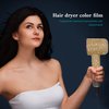 Gengki Self-Adhesive Bling Rhinestone Sticker Decal for Dyson Supersonic Hair Dryer, Universal Sparkle Crystal Cover for Dyson Blow Dryer Diamond Protector (Champagne)