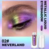 Arousar Metallic Liquid Eyeshadow 3pcs, Chameleon Metallic Eyeshadow Multi-Color Shifting, Highly Pigmented and Shimmer Eye Makeup, Long Lasting Cosmetics, 3 Colors