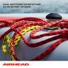Airhead 2 Section Tow Rope | 1-2 Rider Towable Tubes | 60-Feet | 2,375 Break Strength