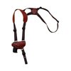 Barsony Burgundy Leather Shoulder Holster for Ruger LCP .380 Right