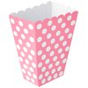 Hot Pink Dots Treat Boxes (Pack of 8) - Elegant Paper Party Favor Containers - Perfect For Celebrations & Gifts