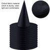 Tatuo Halloween Witch Hat Witch Costume Accessory for Halloween Christmas Party, Black (12 Pieces)