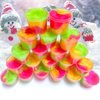 25 Pack Christmas Slime Party Favors for Kids, Galaxy Slime Bulk DIY Stress Relief Putty Toy with a Beautiful Card and Fun Slime Charms, Christmas Birthday Goodie Bag Stuffer Slime Kit for Girls Boys