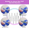 10Pcs Nail Drill Bit Nail Bits Forelectric Nail File Russian Manicure Nail Drill Bits Cuticle Remover Nail Products For Manicure Pedicure Home Salon Manicure People For Nail Tech