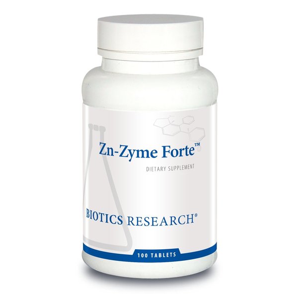 Biotics Research Zn-Zyme Forte Zinc - Zinc Supplement for Immune System Support 100 Tabs