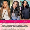 SilkSleek 12A Body Wave Bundles Human Hair 12 14 16 Inch 100% Unprocessed Brazilian Virgin Human Hair Quick Weave Bundles Glossy Hair Body Wave 3 Bundles Deals Raw Human Hair Extensions for Women