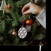 Makeup Lipstick Compact Eyeshadow Mascara Drawing Aluminum Holiday Christmas Tree Ornament - 3.0" (7.6 cm) x 3.37" (8.6 cm)