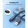 USB Charger Cable Fit for Hatteker-Cordless-Hair-Trimmer Pro Hair Clippers Beard Trimmer RFC-588 RFC-598 RFC-692 Shaver Razor Replacement Charging Power Cord