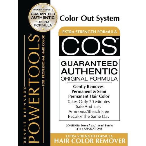 COS, The Original Color Out System | Guaranteed Authentic Original Formula l Safely Remove Semi & Permanent Hair Color | Ammonia Free