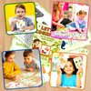 30PCS Letter Cognition Flash Cards for Kids,Reusable English Alphabet Flashcards Waterproof,Portable Alphabetic Flash Card,Educational Learning Card for Toddles