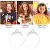 Sibba Princess Crown Tiara Girls Headband Hair Hoop Tiara Rhinestone Crystal Pearl Tiara Tiara Head Crown for Women Girls Wedding Prom Party Costume Christmas Gifts, One Size, Non-Precious Metal, NO