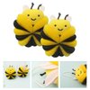 Bath Loofahs For 2Pcs Bee Design Shower Sponge Soothing Loofa Exfoliating Bath Sponge Body Scrubber Bath Sponges For Shower Bath Scrubber For Body