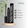 Sandstone Scandinavia Volume Nature Plus Hypoallergenic Black Mascara for Sensitive Eyes - Smudge- & Sweatproof, Lengthening Mascara - Vegan, Allergy Friendly Mascaras