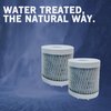 NuvoH2O Shower Filter Replacement Cartridges – 2 Pack – KDF-Infused Carbon Block – Removes Chlorine, Sediment, Heavy Metals – Up to 6-Month Lifespan per Filter – Easy Install