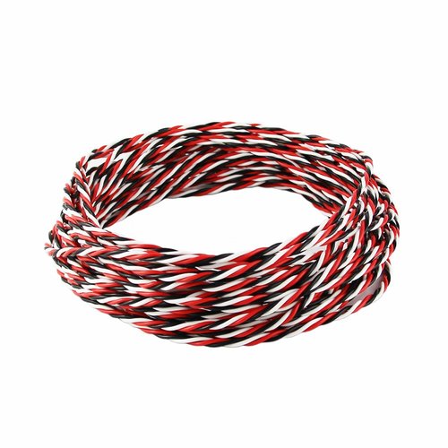 OliYin 32 feet DIY FUTABA Color 22# 22AWG 60 Cores Servo Extension Cable Twisted Wire for RC Model