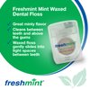 12 Spools of Freshmint® 12 Yards Mint Waxed Dental Floss