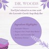Dr. Woods All Natural Bar Soap Bundle - Raw Black, Coconut Milk, and Lavender Castile Soap (Pack of 3)