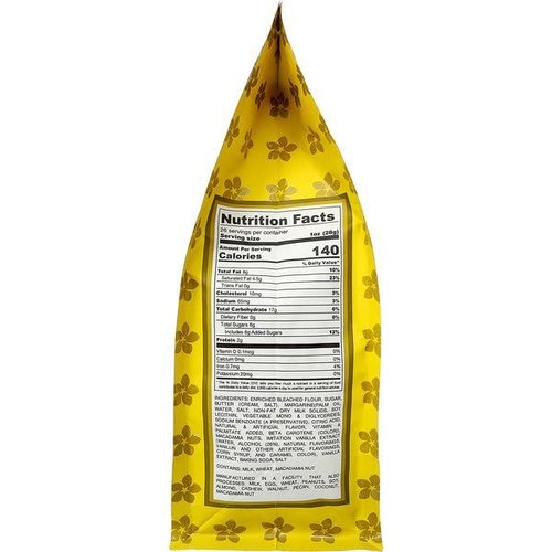 Cookies in Paradise Macadamia Nut Shortbread Cookies 26 oz.