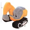 YUDONG Excavator Plush Toy,10" Soft Excavator Stuffed Construction Toy,for Children's Birthday, Christmas, Party Gifts(Yellow) (Yellow, 10”)