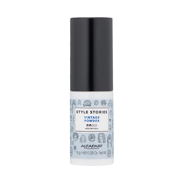 Alfaparf Milano Style Stories Vintage Texturizing Powder - Medium Hold, Lightweight Volumizing Powder - Matte Finish - Adds Volume, Texture and Lift
