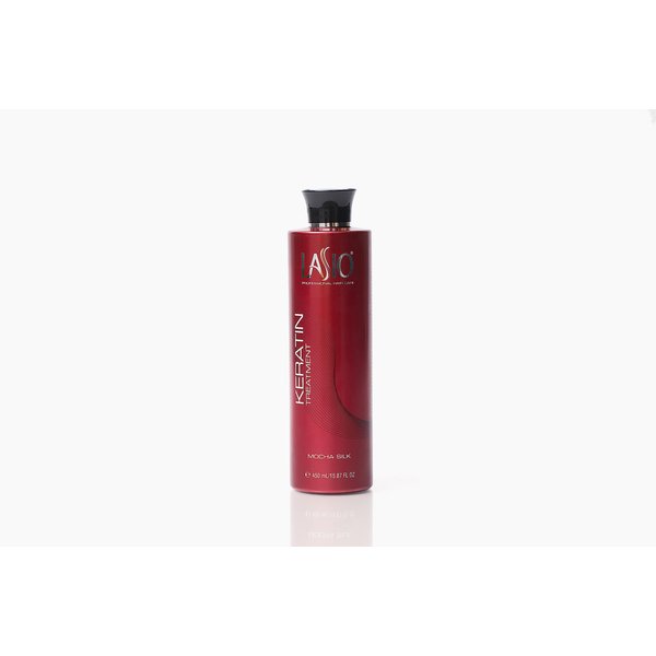 Lasio Keratin Treatment Mocha Silk 15.87 Fl. Oz. Hydrated frizz-free hair | Infused with Cacao Oil