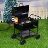 iLAND Dollhouse Furniture and Accessories on 1:12 Scale incl Dollhouse Patio Tables & Garden Chairs & BBQ Grill & Mini Bike (Modern 6pcs)