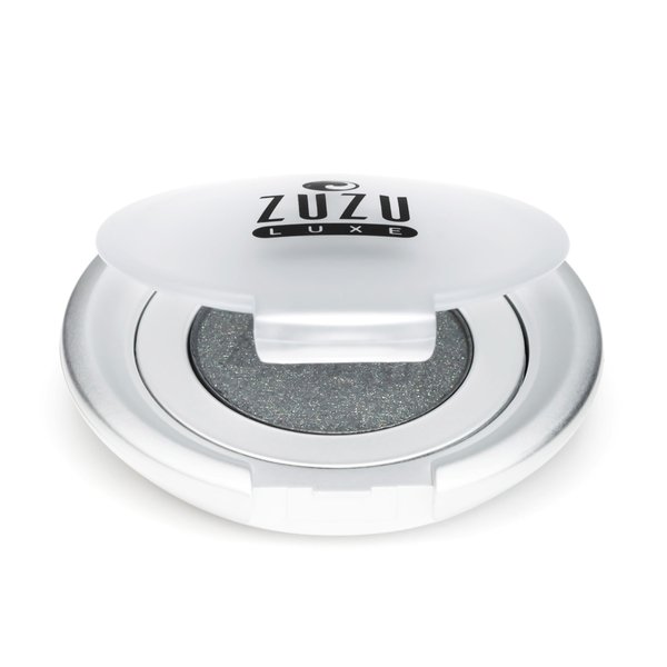 Zuzu Luxe Mineral Eyeshadow (Gem - Charcoal Black/Gold Shimmer), Richly pigmented, velvety smooth formula. Natural, Paraben Free, Vegan, Gluten-free, Cruelty-free, Non GMO, 0.07 oz,