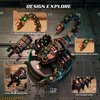Gift for Men/Teens/Engineer/Hobbyist - ROBOTIME MI04 Mechanical Plastic Model to Build - Emperor Scorpion Model Kit - 123 Pieces 3D Puzzle