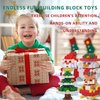 BB FUN HOUSE Christmas Tree Ornaments Pixel Art Puzzle Bricks Bucket, 620 Piece Pixel Blocks Art Kit for Create 3D Christmas Tree, Patented Interlocking Building Bricks Stem Toys, Gift for Age 6 Plus