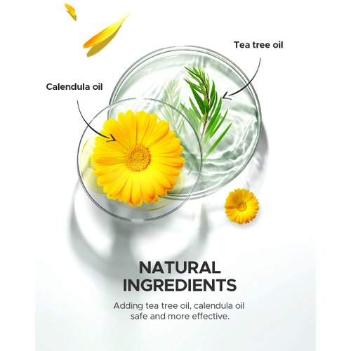 ZATKTK Acne Pimple Patch (180 Counts 4 Sizes), Invisible Hydrocolloid Acne Patch with Tea Tree Oil & Calendula Oil, Acne Spot Patch Zit Patches for Face