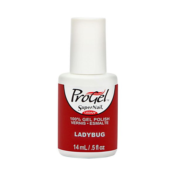 Supernail Gel Polish for Nails, Ladybug Creme, 0.5 Fluid Ounce