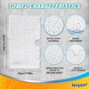 KEEPOW Steam Mop Replacement Pads 5 Pack Compatible with Shark S3500 Series S3501 S3601 S3550 S3901 SE450 S3801CO S3601D S2901 S2902 Steamer Pocket Mop Washable Microfiber for All Hard Floors Cleaner