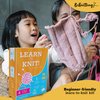 BeKnitting Knitting Starter Kit for Beginners | Great Craft for Adults and Kids | Yarn, Pompom Makers, Needles