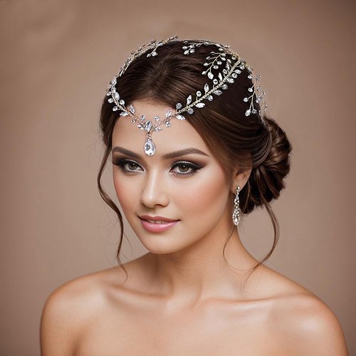 HONGMEI Wedding Bridal Crystal Headband for Woman Rhinestone Hair Comb Wedding Headdress Wedding Headpiece for Bride
